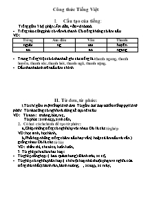 Giáo án lớp 5 - Công thức Tiếng việt