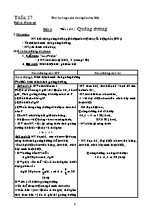 Giáo án Lớp 5 - Tuần 27 - Năm học 2011 - 2012