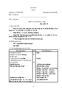 Giáo án Lớp 5 - Tuần 29 - Năm học 2013 - 2014