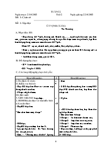 Giáo án lớp 5 - Tuần 32 - Năm học 2013 - 2014 (bản đầy đủ)