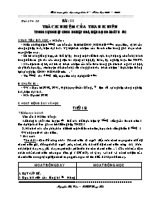 Giáo án Giáo dục công dân Lớp 9 - Học kì II - Năm học 2008-2009 - Nguyễn Thị Vân