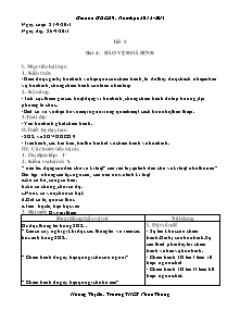 Giáo án Giáo dục công dân Lớp 9 - Tiết 5, Bài 4: Bảo vệ hòa bình - Năm học 2013-2014 - Hoàng Thị Ba