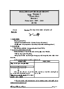 Giáo án Lớp 5 - Năm học 2009-2010 (Bản đầy đủ)