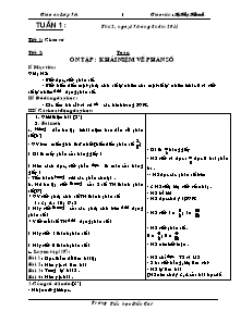 Giáo án Lớp 5 - Trường TH Diễn Cát - Năm học 2011-2012 - Tạ Thị Thành