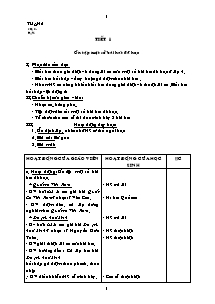 Giáo án Lớp 5 - Tuần 1 đến 35 (Bản chuẩn)