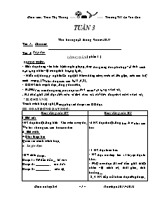 Giáo án Lớp 5 - Tuần 3 - Trường TH La Văn Cầu -Năm học 2011-2012 - Trần Thị Thông