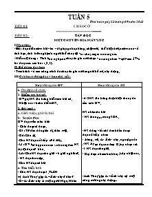 Giáo án lớp 5 - Tuần 5 - Năm học 2013-2014 (Bản đầy đủ)