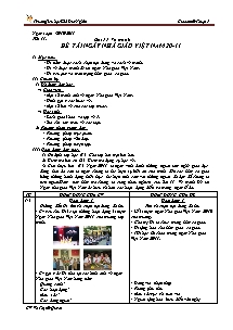Giáo án Mĩ thuật Lớp 5 - Tiết 11: Vẽ tranh đề tài ngày nhà giáo Việt nam 20-11 - Trường Tiểu học số 2 Duy Nghĩa - Năm học 2011-2012