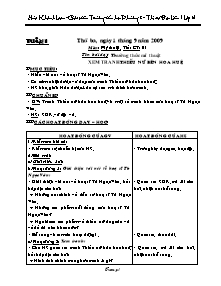 Giáo án Mĩ thuật Lớp 5 - Trường TH Phường 2 - Năm học 2009-2010