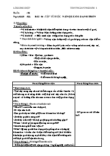 Giáo án Mĩ thuật Tiểu học - Trường TH Xương Huân 1 - Năm học 2011-2012 - Lê Khánh Điệp