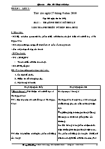 Giáo án Mĩ thuật Tiểu học - Trường Tiểu học Đôn Nhân - Năm học 2010-2011 - Dương Thị Hồng