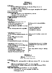 Giáo án Mĩ thuật Tiểu học - Tuần 13 (bản đẹp)