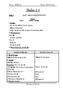 Giáo án Mĩ thuật Tiểu học - Tuần 24 - Trường TH An Lộc Năm học 2012-2013 - Trương Thị Hoàn