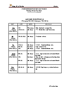 Giáo án Mĩ thuật Tiểu học - Tuần 26 - Trường TH Lê Văn Tám - Năm học 2013-2014 - Lê Huy Tuấn