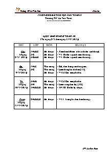 Giáo án Mĩ thuật Tiểu học - Tuần 30 - Trường TH Lê Văn Tám - Năm học 2012-2013 - Lê Huy Thân