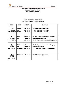 Giáo án Mĩ thuật Tiểu học - Tuần 32 - Trường TH Lê Văn Tám - Năm học 2012-2013- Lê Huy Thân