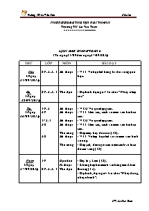 Giáo án Mĩ thuật Tiểu học - Tuần 6 - Trường TH Lê Văn Tám - Năm học 2012-2013- Lê Huy Tuấn