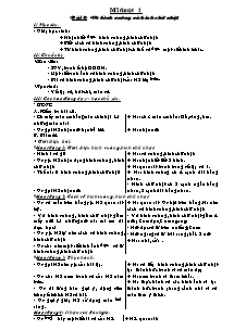 Giáo án Mĩ thuật Tiểu học - Tuần 8 đến 10 (Bản đầy đủ)