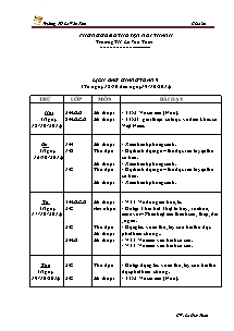 Giáo án Mĩ thuật Tiểu học - Tuần 9 - Trường TH Lê Văn Tám - Năm học 2012-2013- Lê Huy Tuấn