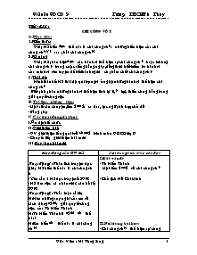 Giáo án môn Giáo dục công dân Lớp 9 - Học kì I - Năm học 2010-2011 - Hà Tùng Sang