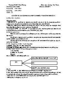 Giáo án môn Giáo dục công dân Lớp 9 - Tiết 22: Quyền tự do kinh doanh và nghĩa vụ đóng thuế (T1) - Năm học 2012-2013 - Lương Văn Toản