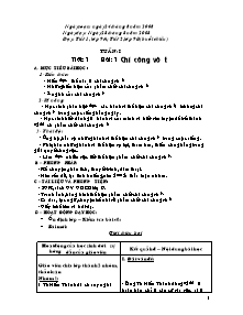 Giáo án môn Giáo dục công dân Lớp 9A,9B - Bài 1 đến bài 12 - Năm học 2008-2009