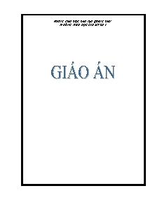 Giáo án Mỹ thuật Lớp 5 - Trường TH Gio My số 1