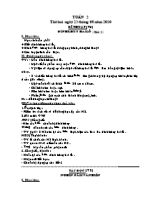 Giáo án Mỹ thuật Lớp 5 - Tuần 2 - Năm học 2010-2011