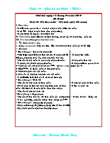 Giáo án Mỹ thuật Lớp 5 - Tuần 32 - Bài 32: Vẽ theo mẫu - Vẽ tĩnh vật (vẽ màu) - Năm học 2010 - 2011