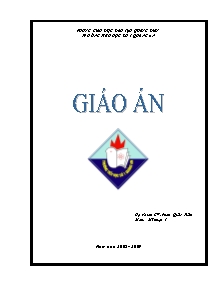 Giáo án Mỹ thuật - Trường TH Số 1 Quảng An - Năm học 2008 - 2009 - Gv. Phan Quốc Tuấn