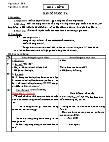 Giáo án địa lí Tiểu học - Tiết 8 - Dân số nước ta