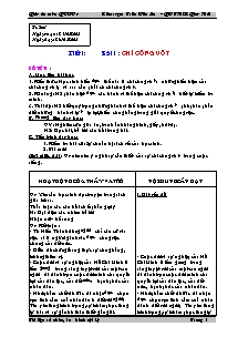 Giáo án Giáo dục công dân Lớp 9 - Học kì I - Năm học 2008-2009 - Trần Văn Lưu