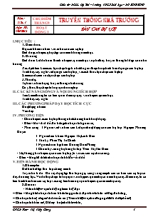 Giáo án Hoạt động ngoài giờ lên lớp Khối 9 - Chương trình cả năm - Năm học 2012-2013 - Phan Thị Thùy Dung