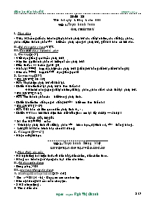 Giáo án Lớp 5 - Tuần 31 - Năm học 2011-2012 - Ngô Thị Chanh