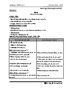 Giáo án Mĩ thuật Lớp 1 - Tuần 24 - Năm học 2011-2012 - Nguyễn Trung Thành