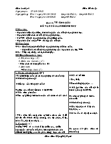 Giáo án Mĩ thuật Lớp 4 - Tuần 10 đến 12 - Năm học 2012-2013 (bản đầy đủ)