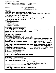 Giáo án Mĩ thuật Lớp 4 - Tuần 14 - Năm học 2009-2010