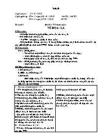 Giáo án Mĩ thuật Lớp 4 - Tuần 2 - Năm học 2012-2013 (bản đầy đủ)