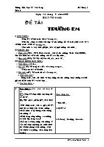 Giáo án Mĩ thuật Lớp 5 - Bài 3: Vẽ tranh Đề tài trường em - Trường Tiểu học B Nhà Bàng - Cao Thị Thanh Trúc