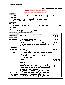 Giáo án Mĩ thuật Lớp 5 - Năm học 2007-2008 (Bản chuẩn)