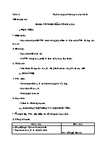 Giáo án Mĩ thuật Tiểu học - Năm học 2012-2013 (Bản chuẩn)