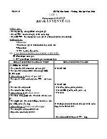 Giáo án Mĩ thuật Tiểu học - Tuần 19 - Trường Tiểu học Nam Định - Hồ Thị Kim Oanh