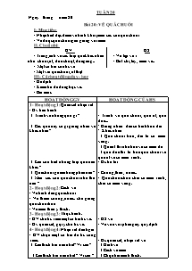 Giáo án Mĩ thuật Tiểu học - Tuần 20 (bản chuẩn)