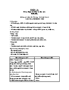 Giáo án Mĩ thuật Tiểu học - Tuần 26 - Năm học 2010-2011- Phạm Thị Hồng Hà