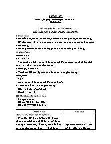 Giáo án Mĩ thuật Tiểu học - Tuần 29 - Năm học 2010-2011- Phạm Thị Hồng Hà