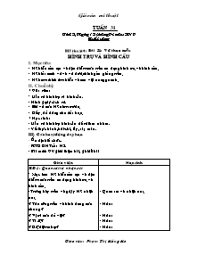 Giáo án Mĩ thuật Tiểu học - Tuần 31 - Năm học 2010-2011- Phạm Thị Hồng Hà