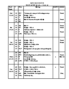 Giáo án Tiểu học - Tuần 10 - Năm học 2010-2011