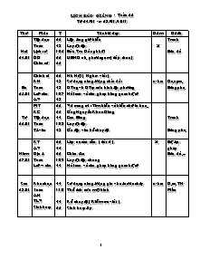 Giáo án Tiểu học - Tuần 22 - Năm học 2010-2011 (Bản đẹp)