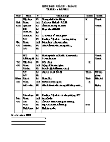 Giáo án Tiểu học - Tuần 25 - Năm học 2011-2012 (Bản đẹp)