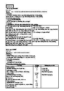 Giáo án Tiểu học -Tuần 33 đến 35 - Năm học 2007-2008